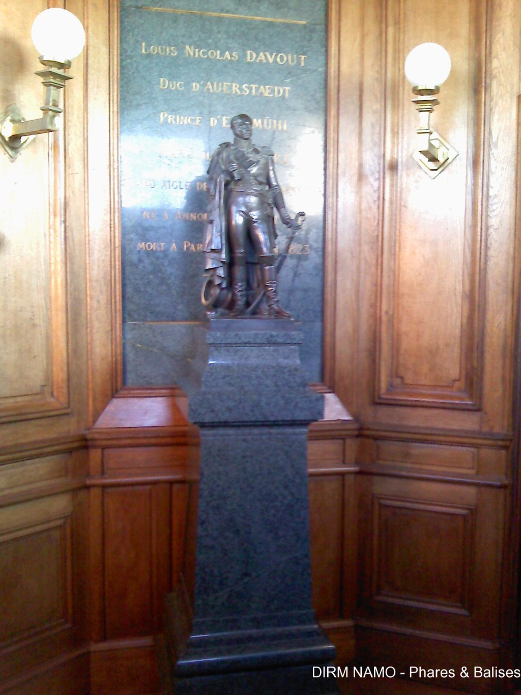 Le buste du prince d'Eckmühl