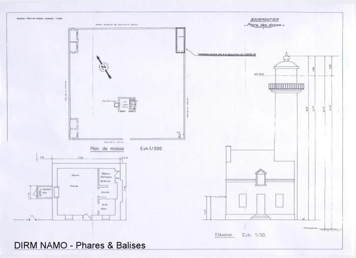 Plan de masse et élévation