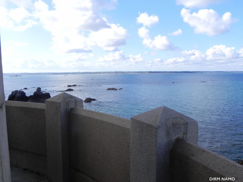 La vue du haut du phare