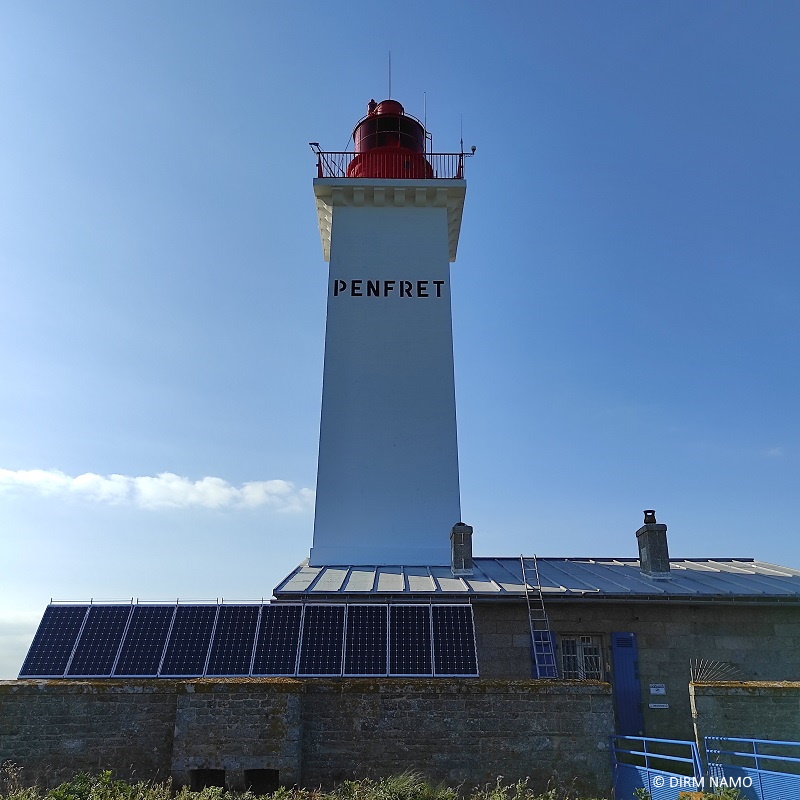 Le phare a été entièrement repeint en 2021