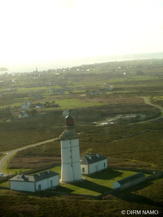 Vue aérienne du phare