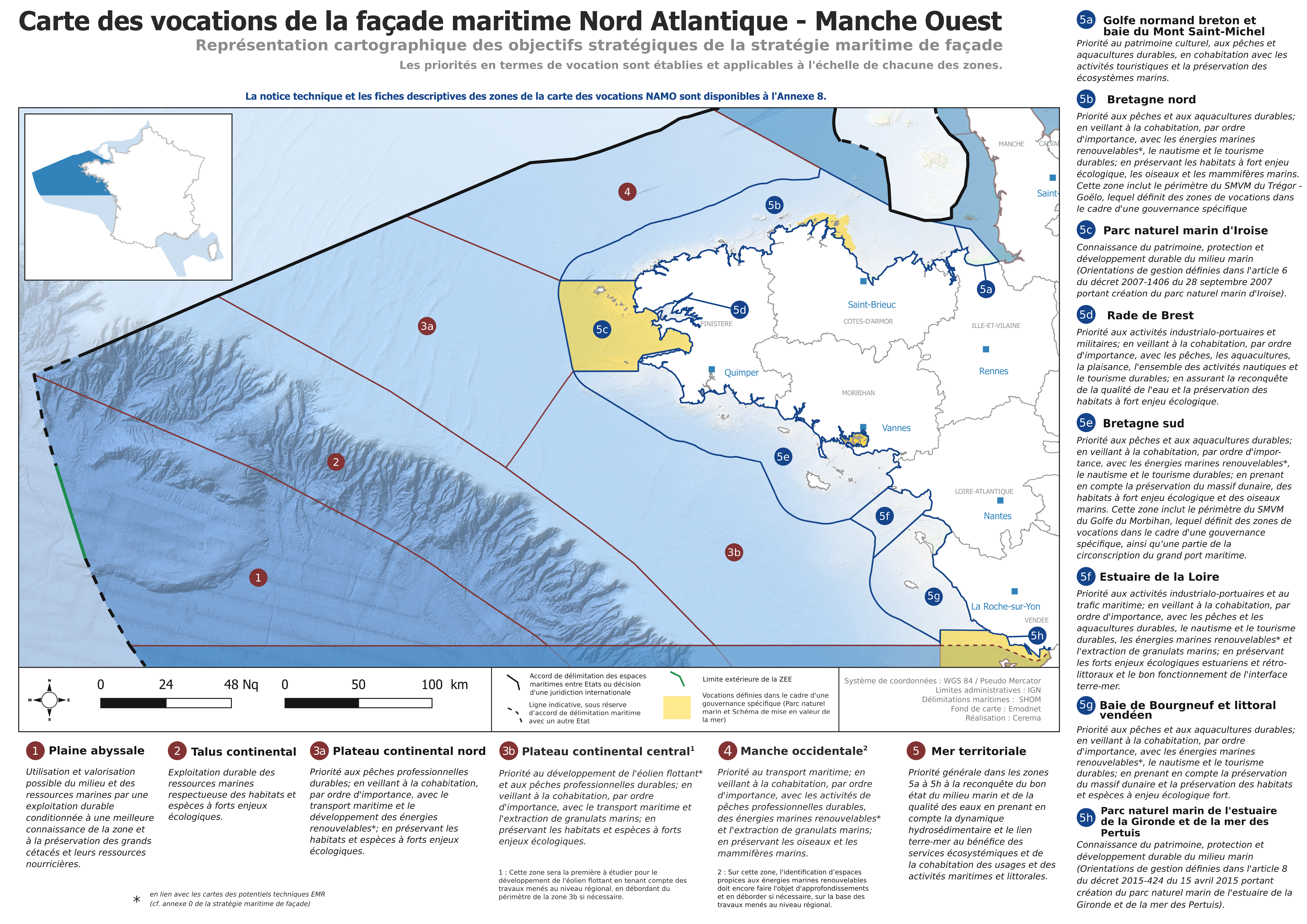 Carte des vocations